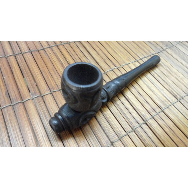 Pipe gravée noir 3