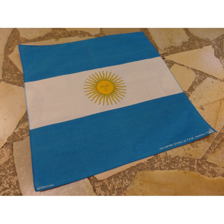 Bandana drapeau de l'Argentine