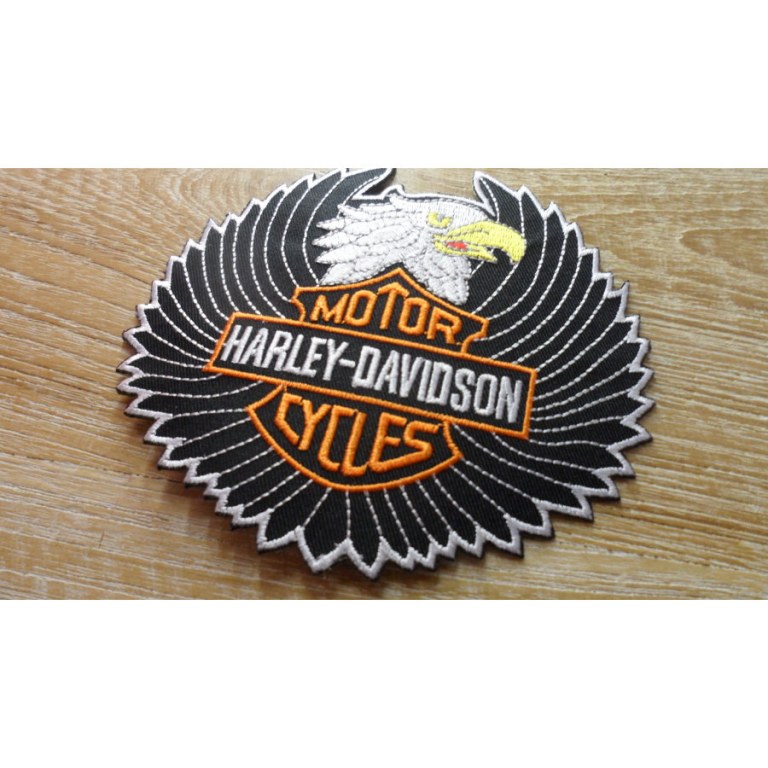 Écusson harley davidson motor cycles aigle