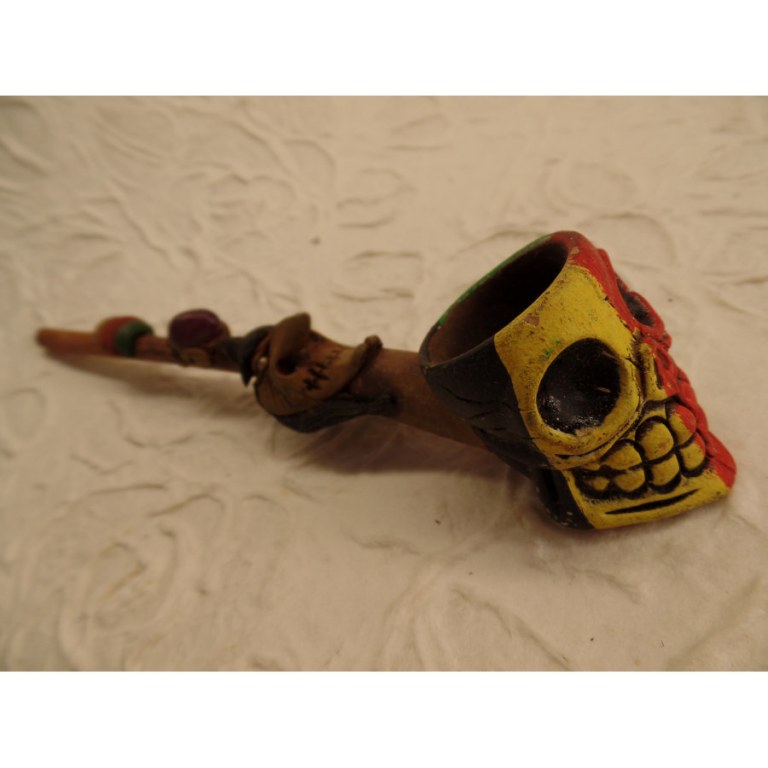 Pipe crâne rasta et sorcière