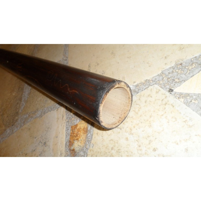 Didgeridoo foncé maori 120 cm en do dièse