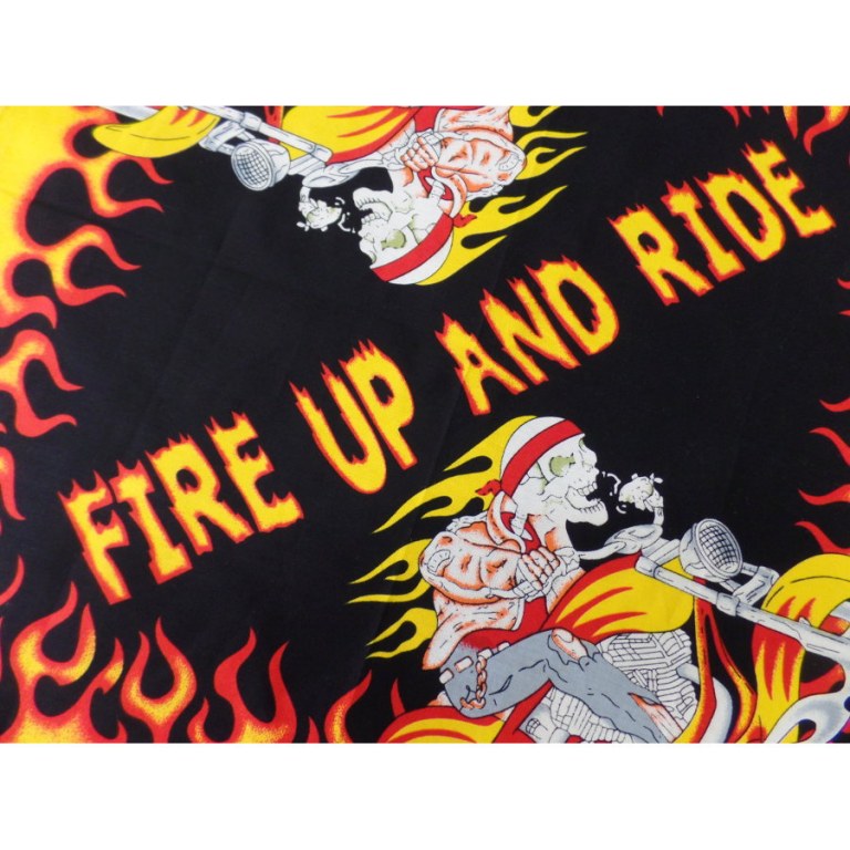 Bandana crâne fire up & ride