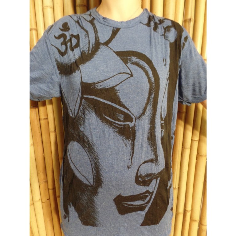 Tee shirt la larme de Bouddha bleu