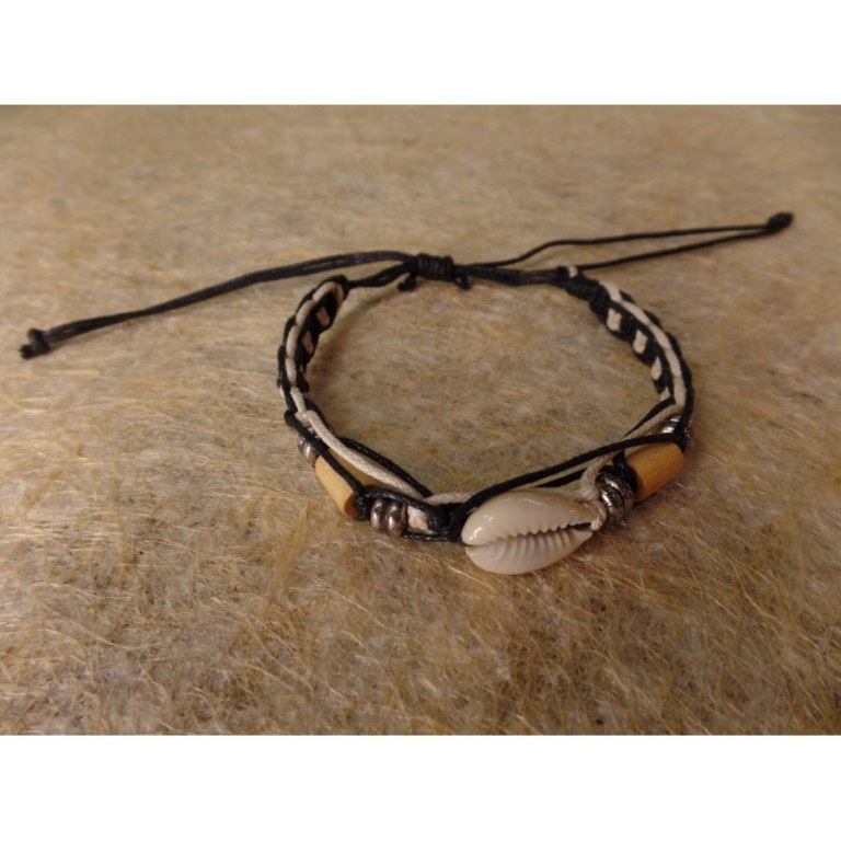 Bracelet macramé shell 5