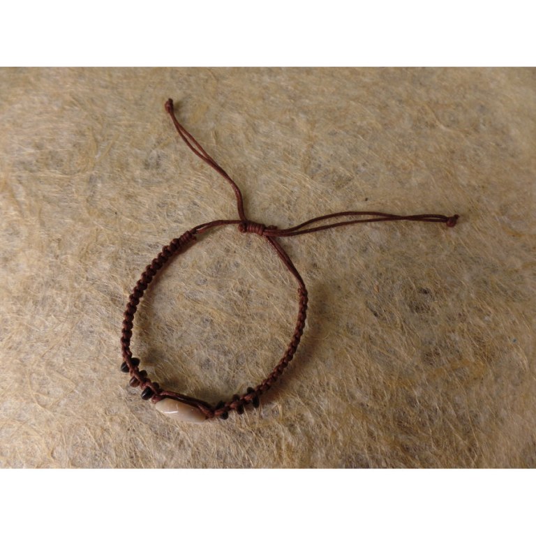 Bracelet macramé sea marron