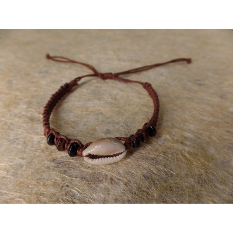 Bracelet macramé sea marron