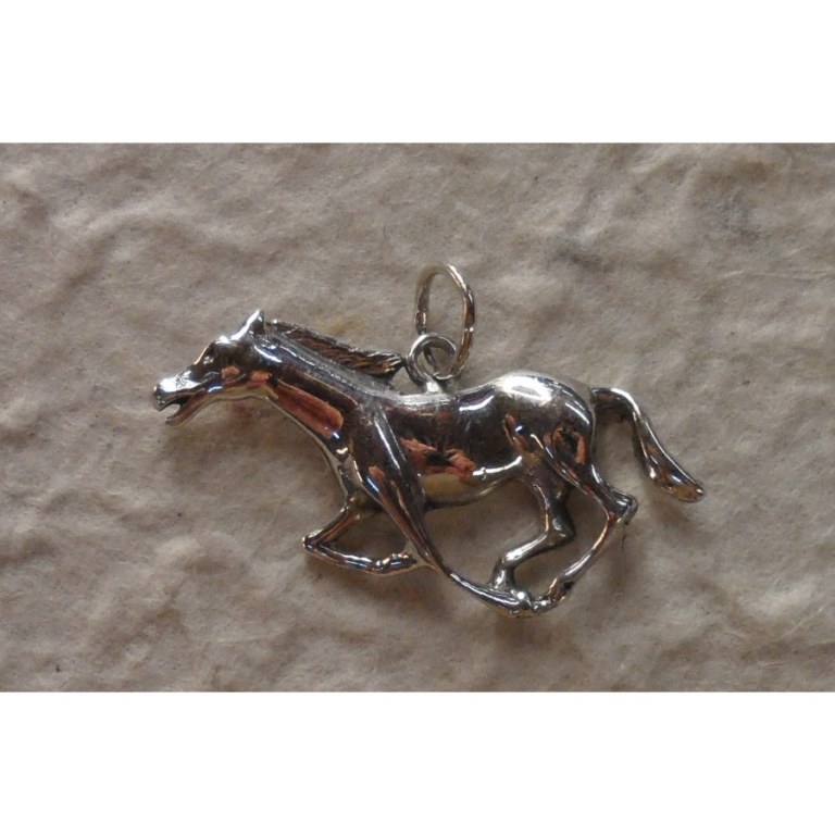 Pendentif cheval au galop