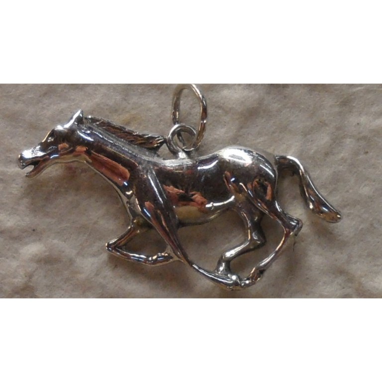 Pendentif cheval au galop