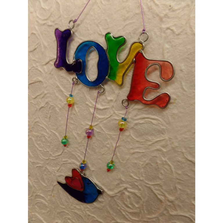 Suncatcher love bird