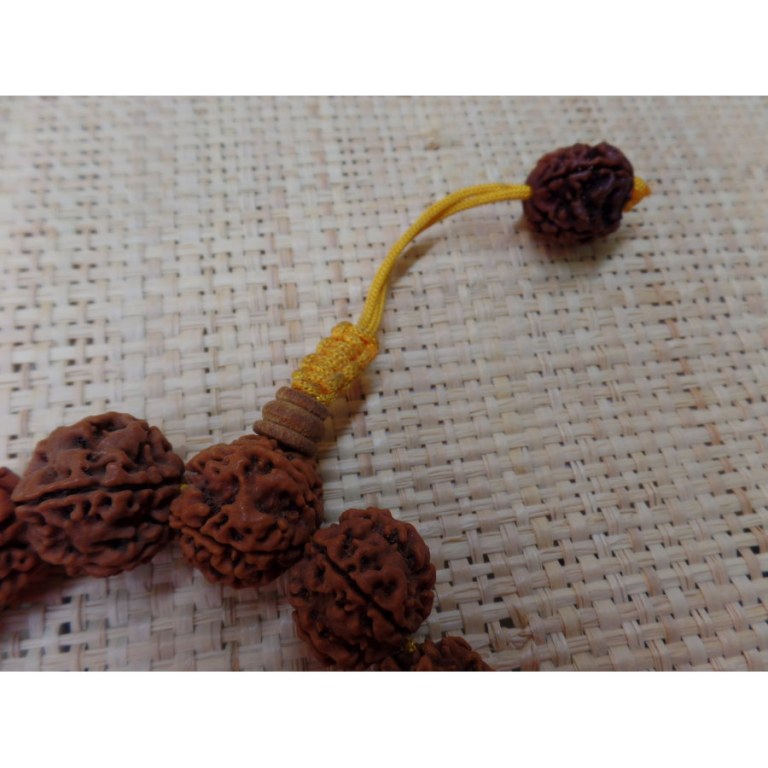 Bracelet mala rudraksha