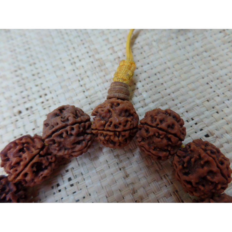 Bracelet mala rudraksha