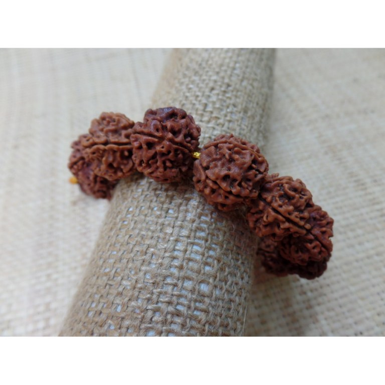 Bracelet mala rudraksha