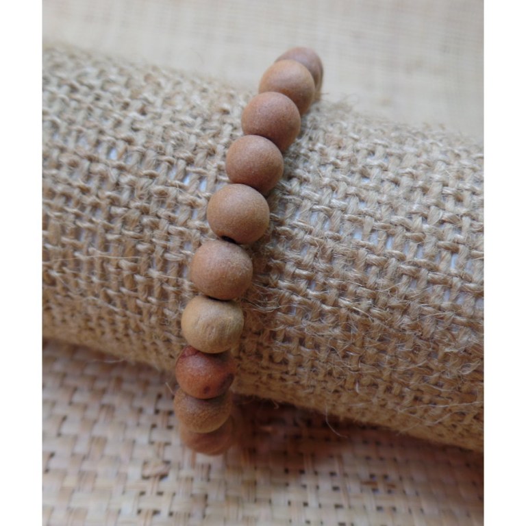 Bracelet mala bois de santal