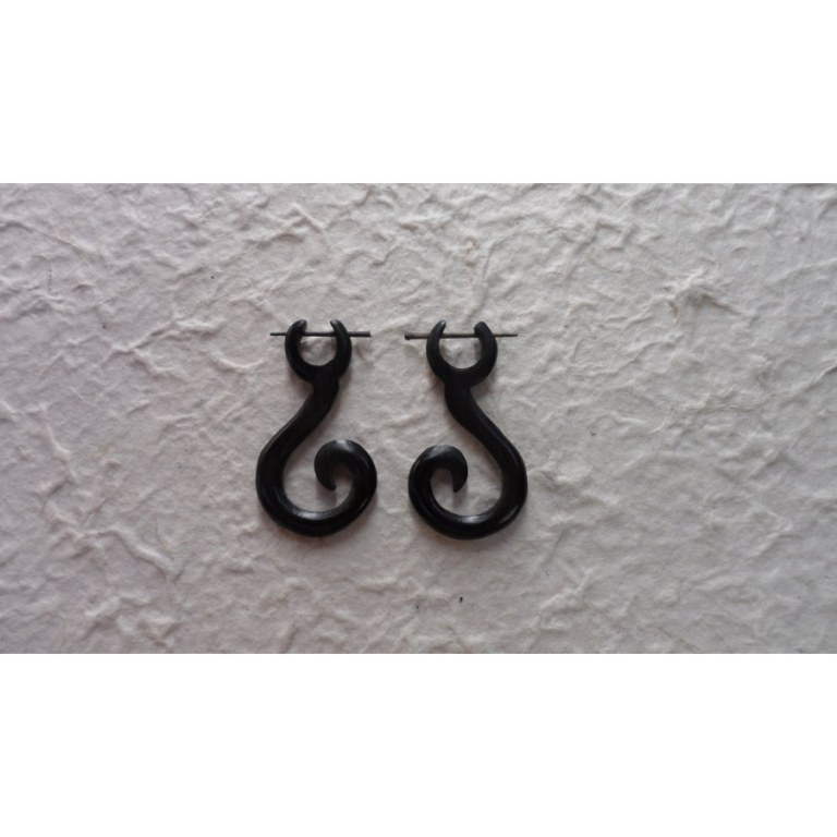 Boucles d'oreilles modern cat