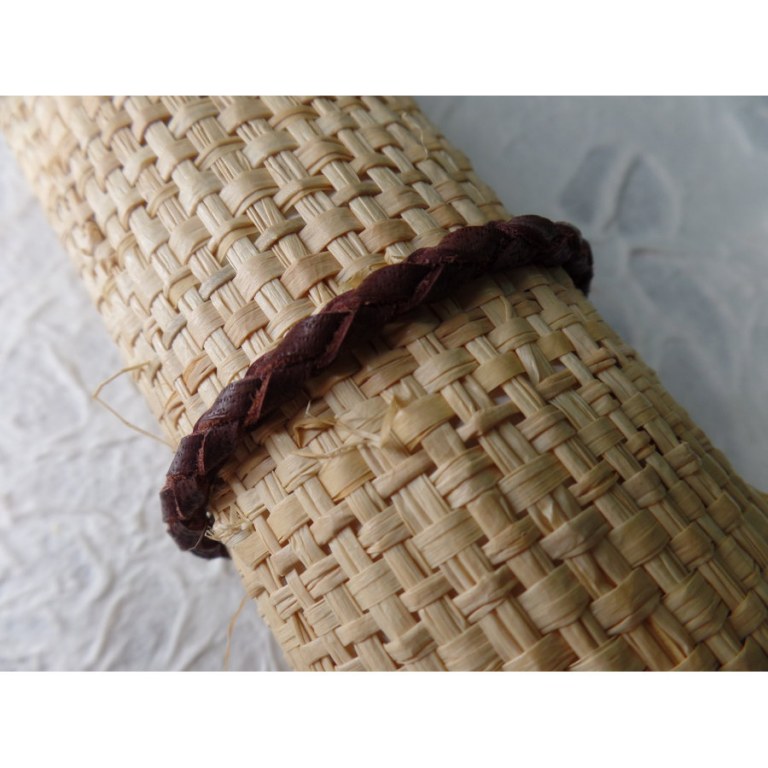 Bracelet bulat chocolat