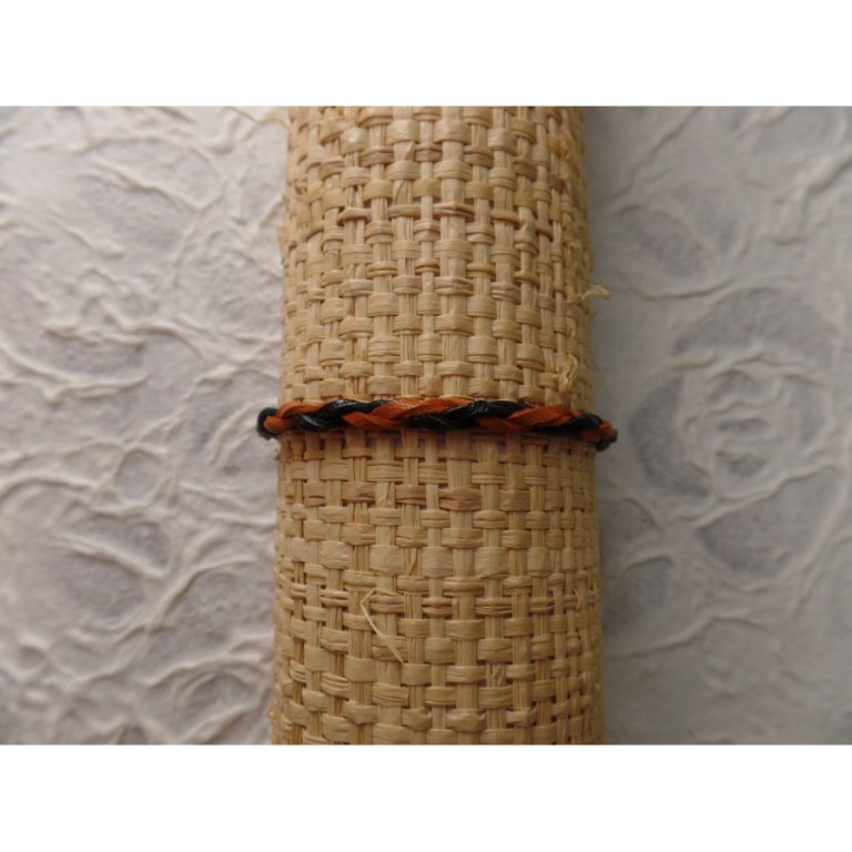 Bracelet bicolore bulat marron/noir