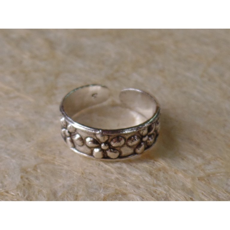 Bague d'orteil 7 fleurs