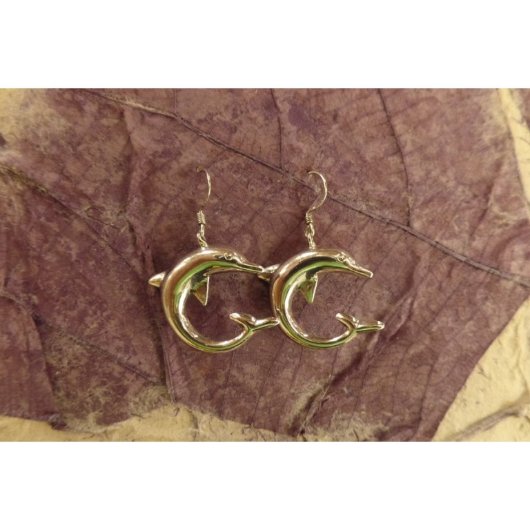 Boucles d'oreilles dauphins