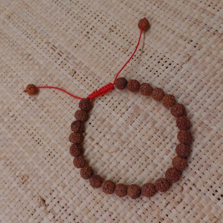 Bracelet mala 24 perles rudraksha