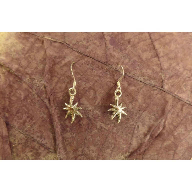 Boucles d'oreilles leaf