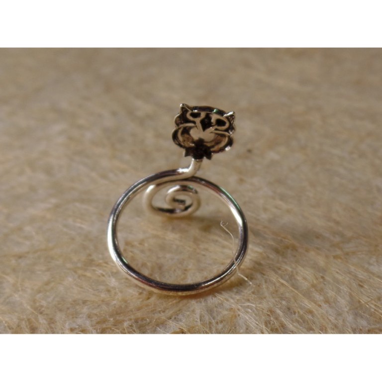 Bague d'orteil spirale et hibou