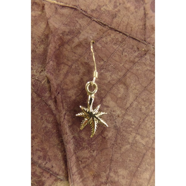 Boucles d'oreilles leaf