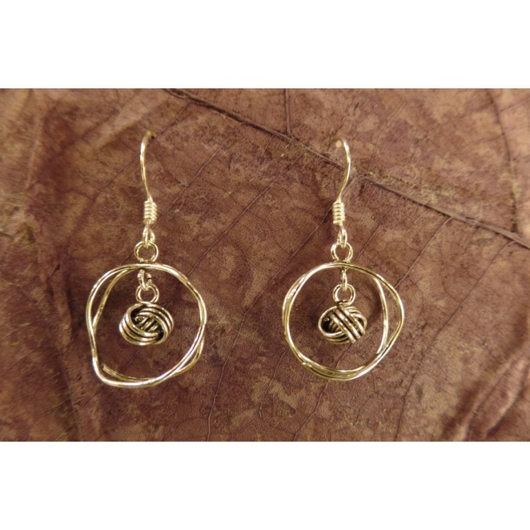 Boucles d'oreilles noeud