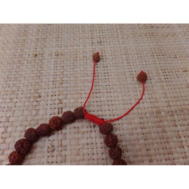 Bracelet mala 24 perles rudraksha 2