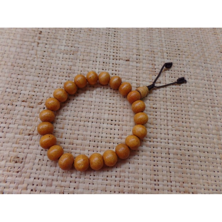 Bracelet mala bois de santal 22 perles