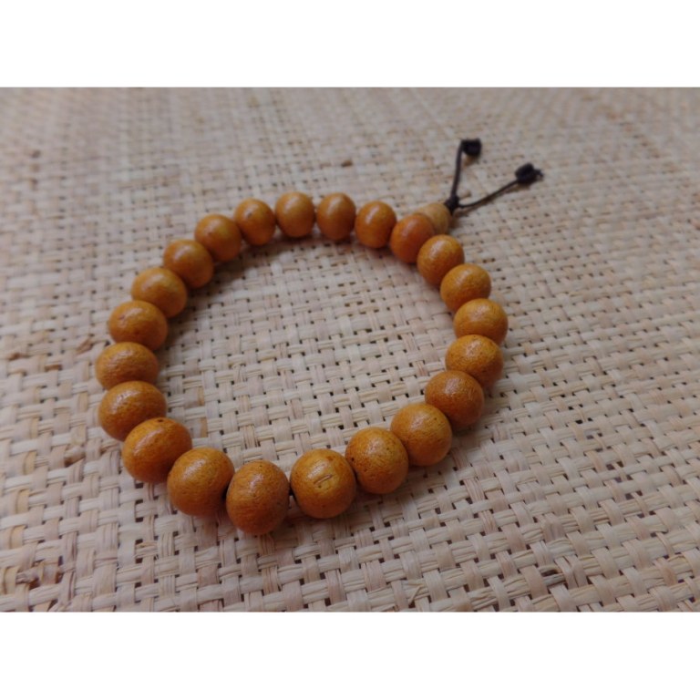 Bracelet mala bois de santal 22 perles