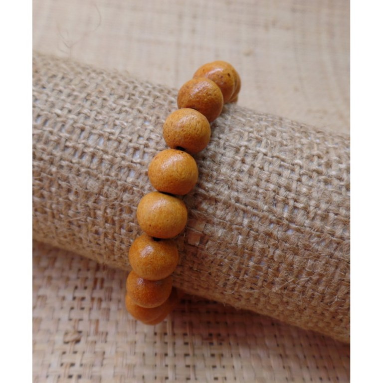 Bracelet mala bois de santal 22 perles