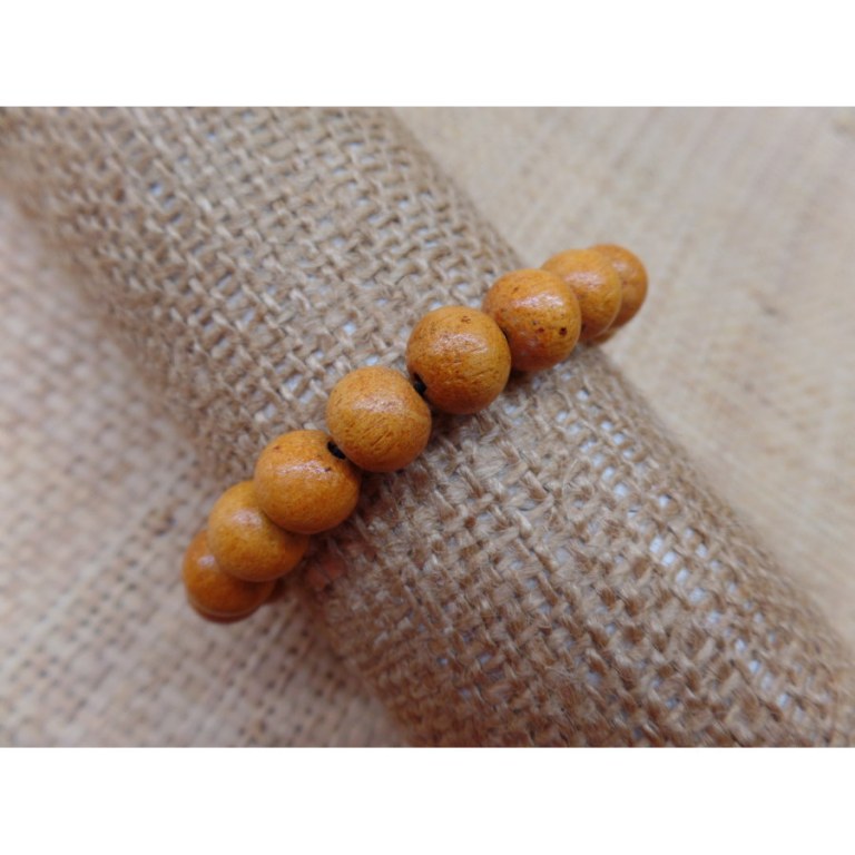 Bracelet mala bois de santal 22 perles