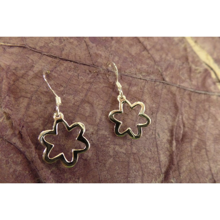 Boucles d'oreilles fleurs