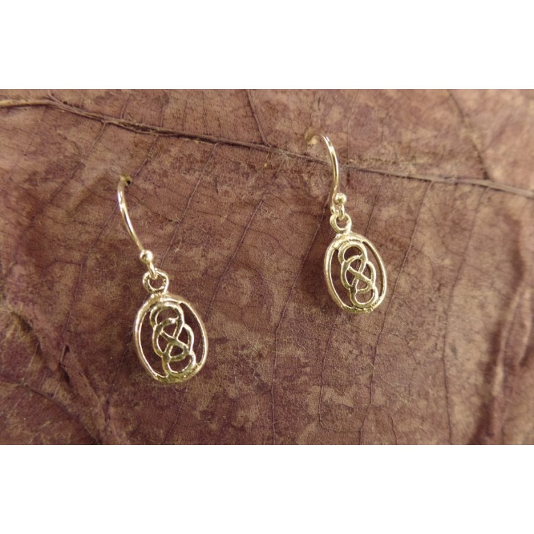 Boucles d'oreilles noeud