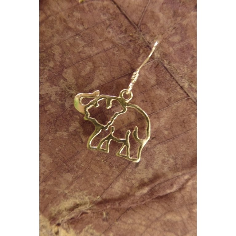 Boucles d'oreilles éléphants