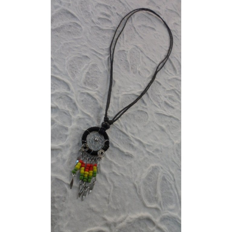 Collier attrape rêves iskwaaw rasta