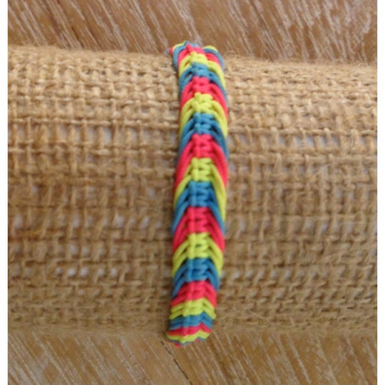 Bracelet Agus macramé jaune