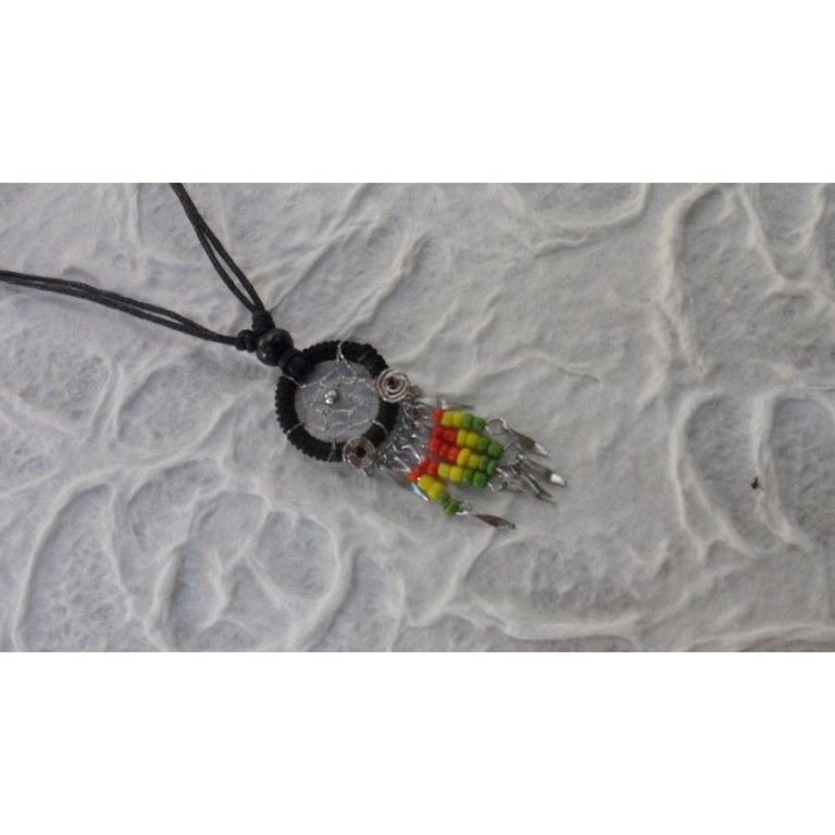 Collier attrape rêves iskwaaw rasta