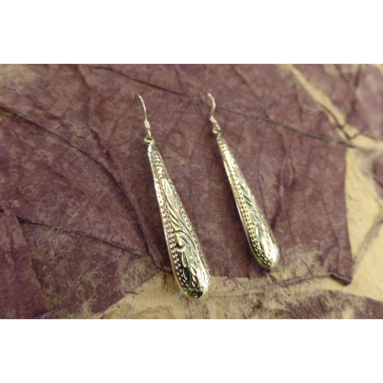 Boucles d'oreilles gouttelettes