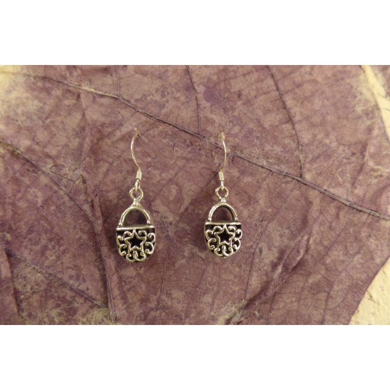 Boucles d'oreilles cadenas