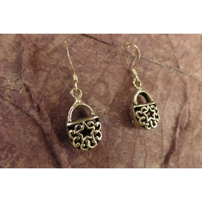 Boucles d'oreilles cadenas