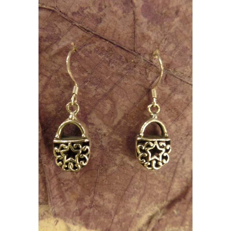 Boucles d'oreilles cadenas