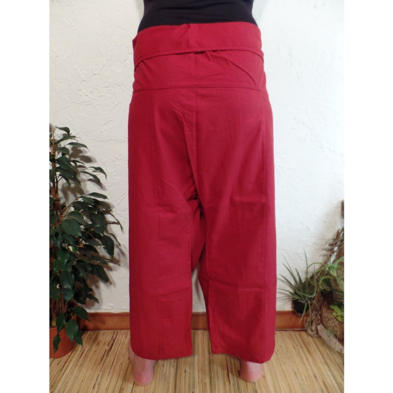 Pantalon Thaï Bang Saen rouge