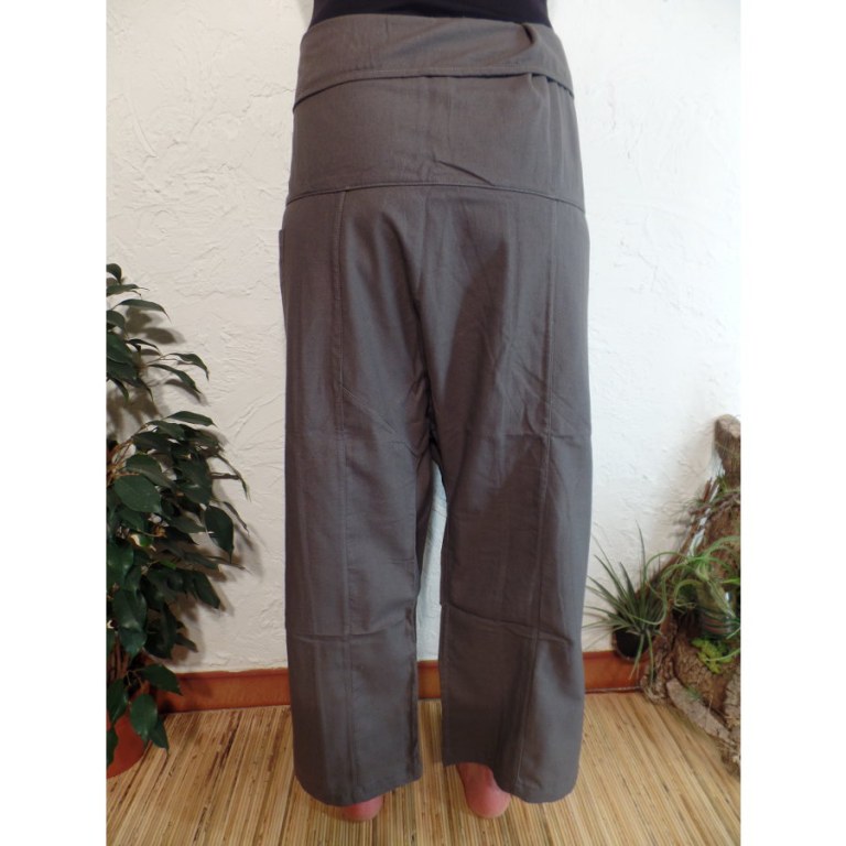 Pantalon Thaï Bang Saen gris souris