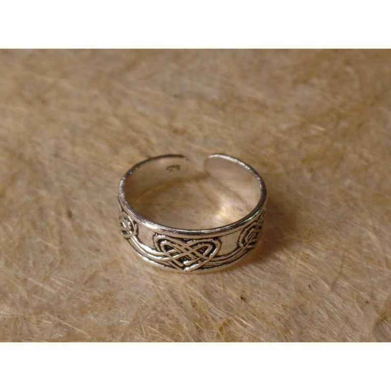 Bague d'orteil coeurs celtes