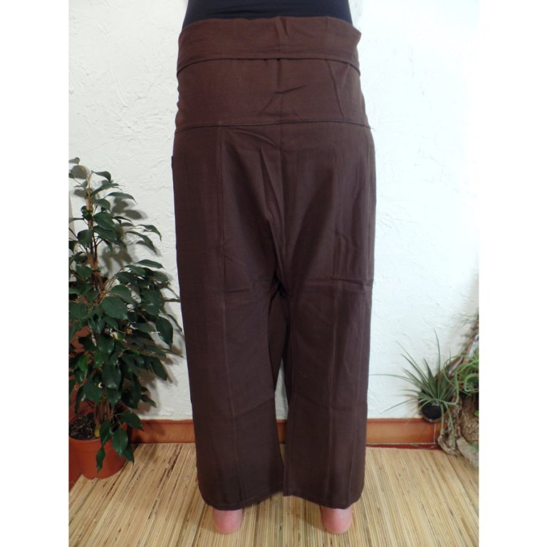 Pantalon Thaï Bang Saen chocolat