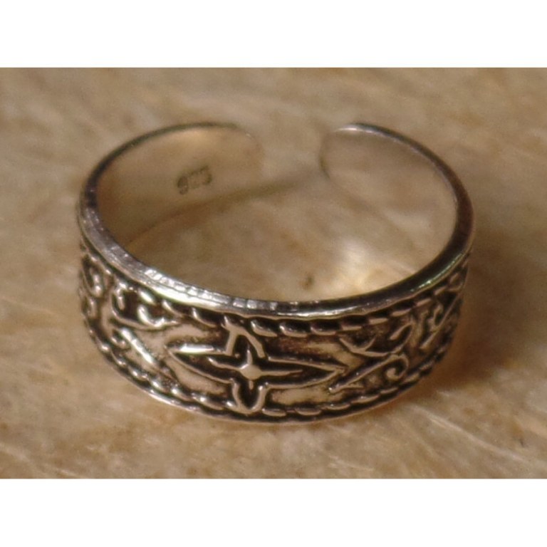 Bague d'orteil volutes