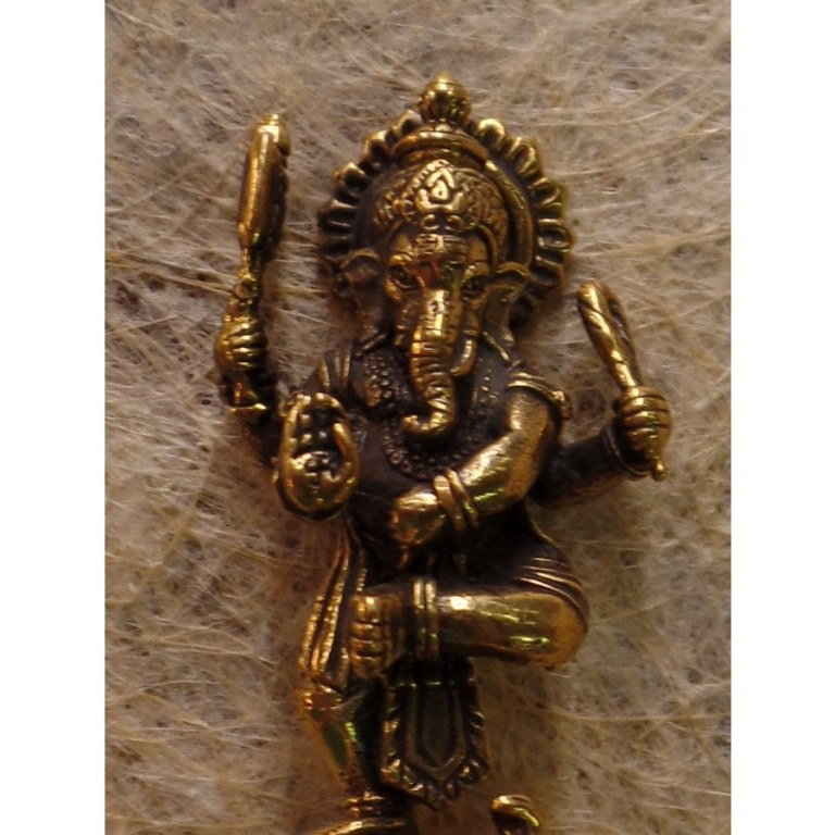 Miniature Ganesh et le serpent Kalinga 