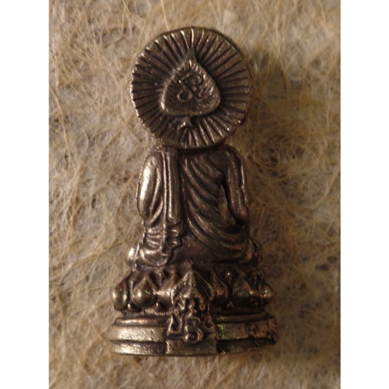 Miniature couleur argent Bouddha médecin