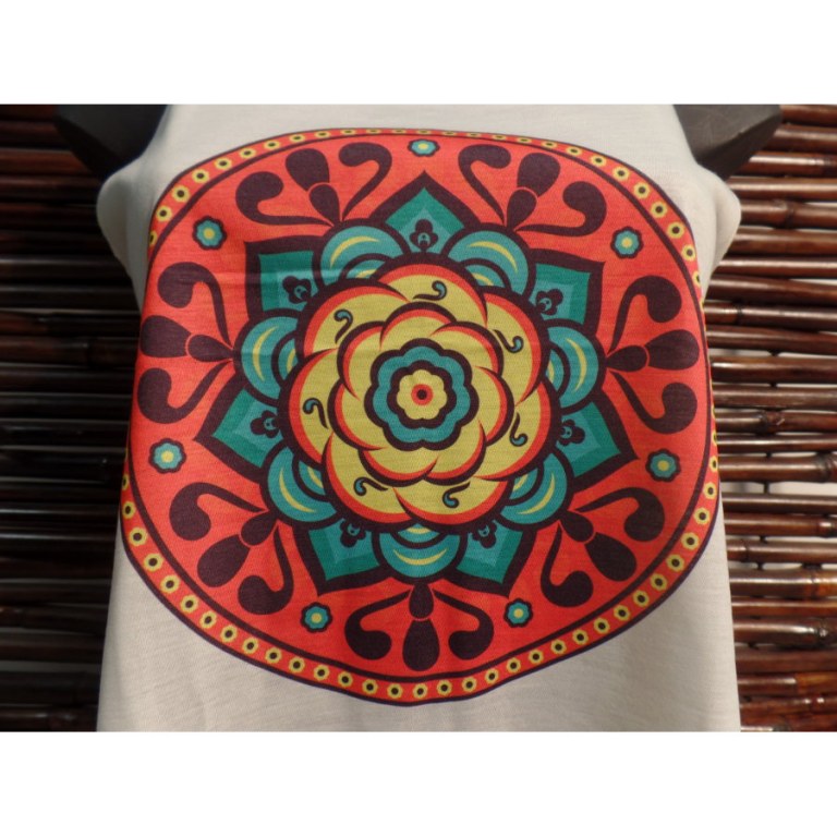 Débardeur mandala orange